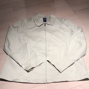 Cream Zippup Gap Jacket Size XL